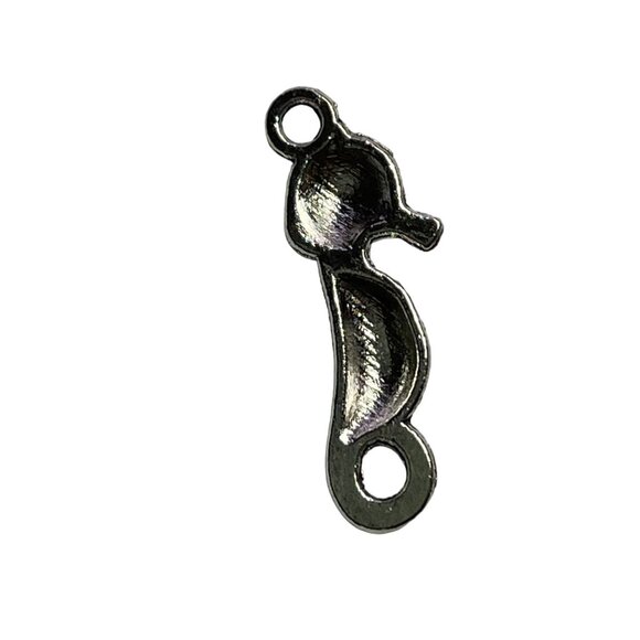 Sea Horse Pendant Silver Tone Charm Bracelet Necklace Jewelry Craft Dangle u Nau - Picture 2 of 2